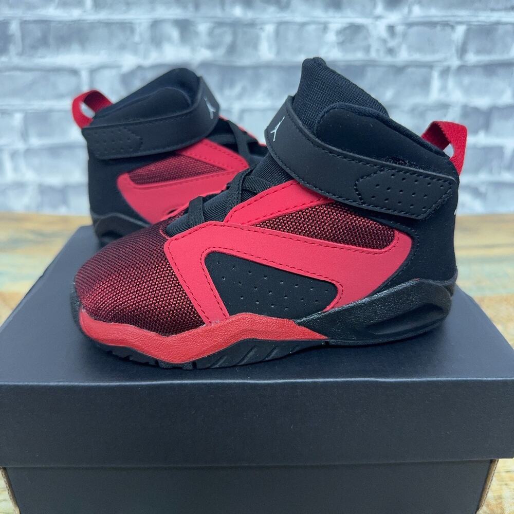 Nike Air Jordan Lift Off (TD) Black Gym Red AV1244-002 Toddlers Baby Size 8C New